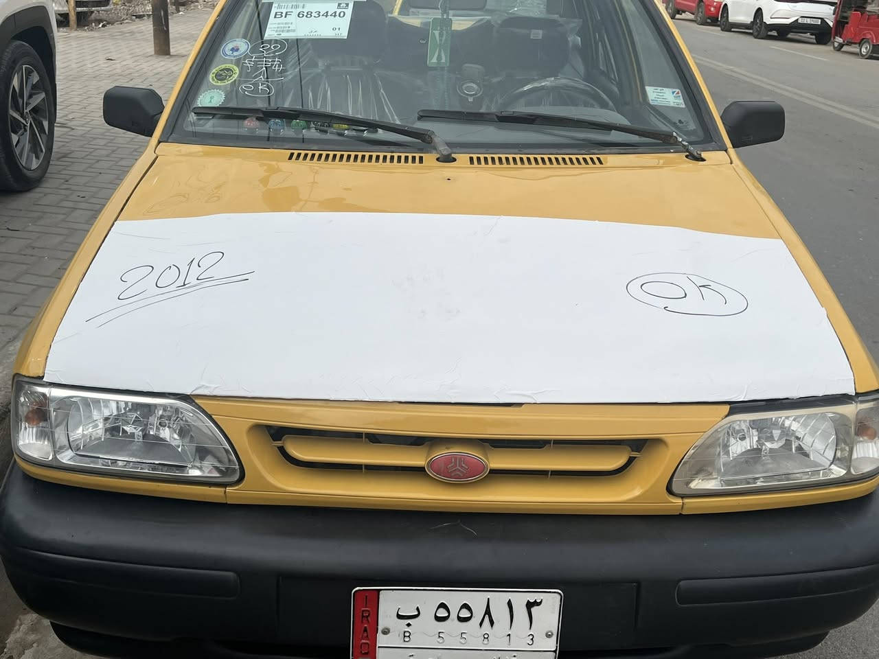 السلام وعليكم سايبا 2012 مكفوله من الصبغ ولتبديل كير ومحرك وداديه كله خير من الله مصفره هيه وغرامات السياره احله من الصور السعر 28 مكاني بغداد البياع حي المواصلات الرقم ***********
