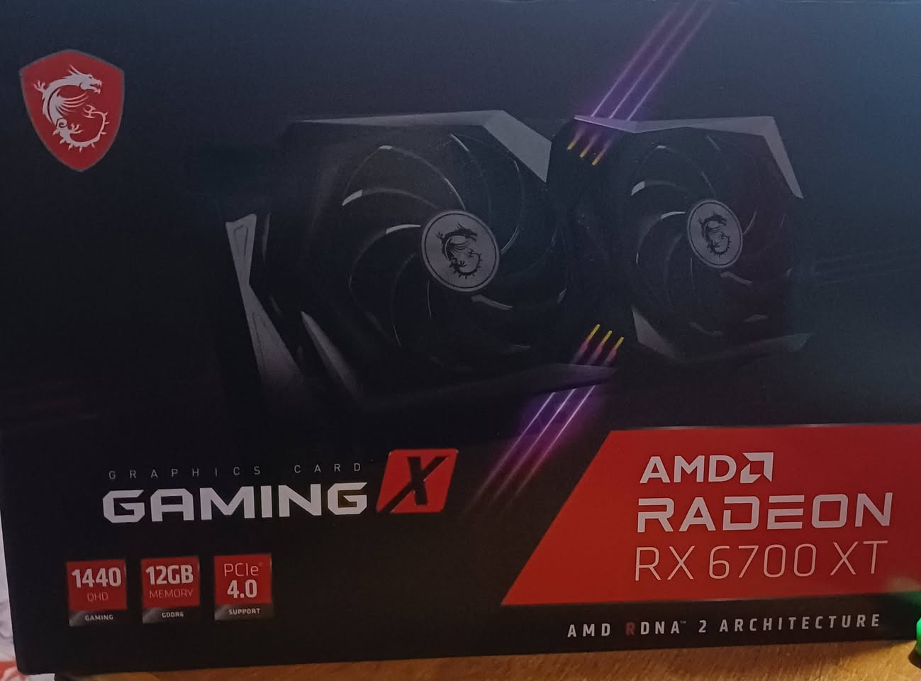 السلام عليكم
Rx 6700 xt msi gaming x
ب400
لا مفتوح ولا مصلح


**إذا كنت صاحب هذا الإعلان وتريد حذفه لأي سبب، رجاءا أرسل رسالة إلى الدعم الفني**