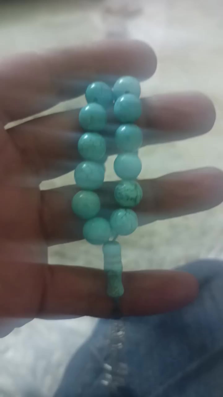 سبحة نيشابوري اصلي ثقيله مع سوار للبيع ***********
