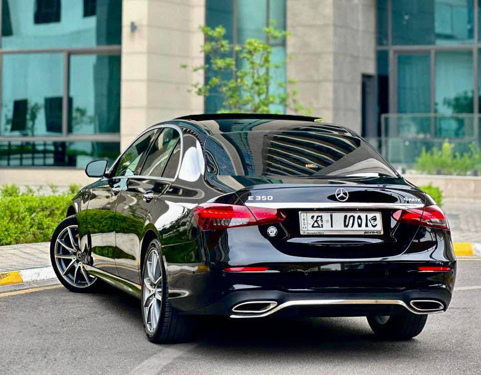 ‏Mercedes Benz E350 AMG 2022
فول موصفات لون اسود 🖤
1. بانوراما 
2. استيران كهرباء 
3.كأمرات عدد 5 
4. صندوق كهرباء 
5. كيج إلكتروني متغير 
6. داخل اسود 
7. كشنات تدفئه  
8. رادارات امامي خلفي جوانب 
9. حساسات 360 درجه 
10. سستم سماعات برومستر 
11. شاحنه لاسلكي 
12. اتو بارك + اتو هولد
13. كشنات كهرباء + خزن ميموري 
14. صفر مسج 
15. لد داخلي 64 لون
16. ويل 19 AMG
17. رقم شمالي  باسمي تحويل مباشر 
18. موقع السياره بغداد السيديه 
السياره اخت الكلين شبر صبغ فقط بدون دواخل 
السعر 375 ورقه 
الاستفسار *********** بغداد, العراق
