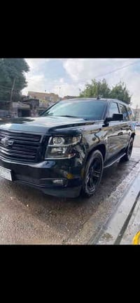 سياره تاهو  LT  2020 وارد امريكي حادث  السياره بلتاير الخلفي مابيه قطر...