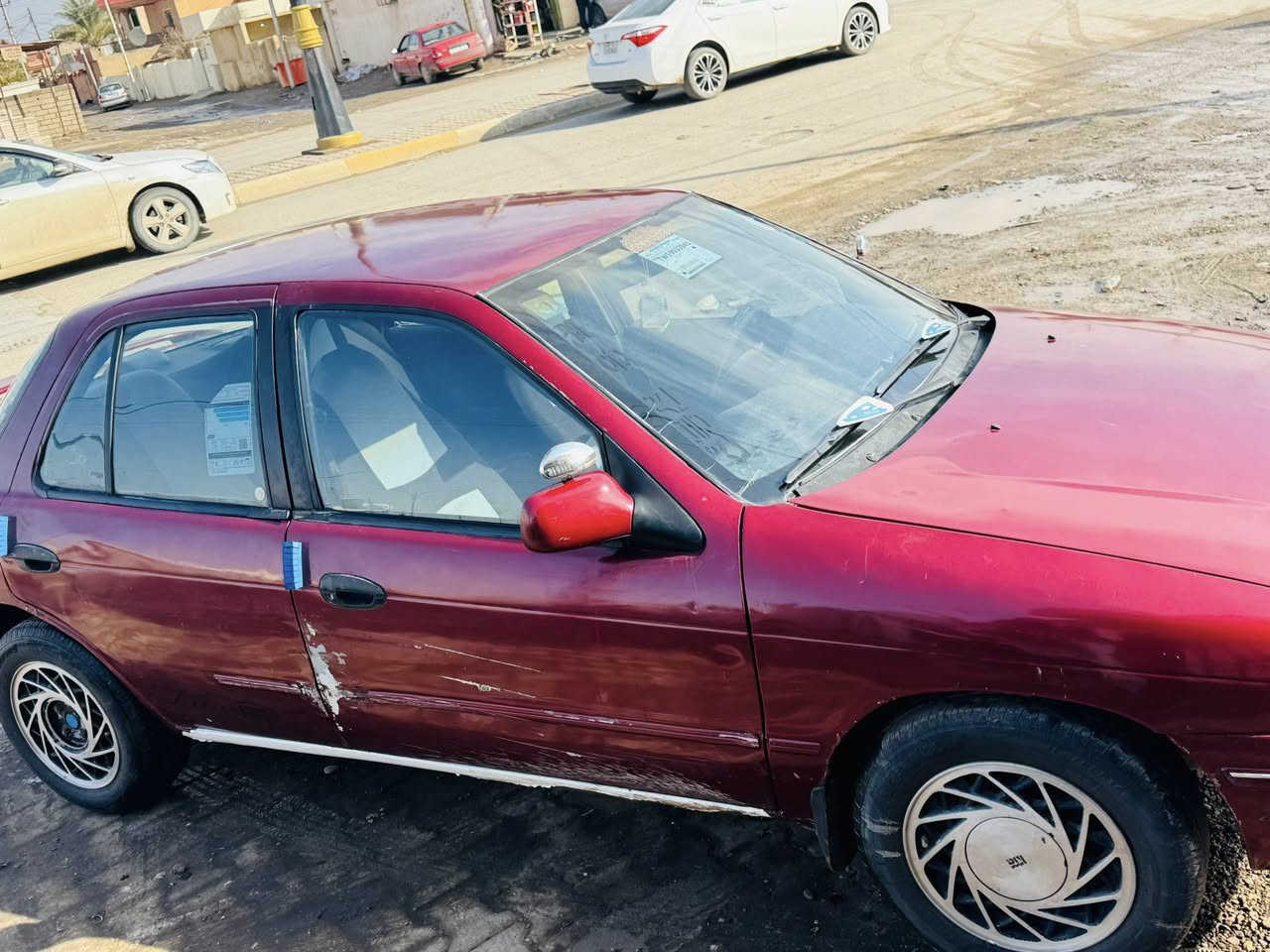 ‏سلام عليكم￼ كيا سيفة كير عادي موديل 1994 رقم بغداد دولي تحويل فقط كير محرك شرط صدر تايرات جديد مصبوغة عام جمالية شرط ال سعر 37$ وبية مجال شي قليل 
***********
 ***********
