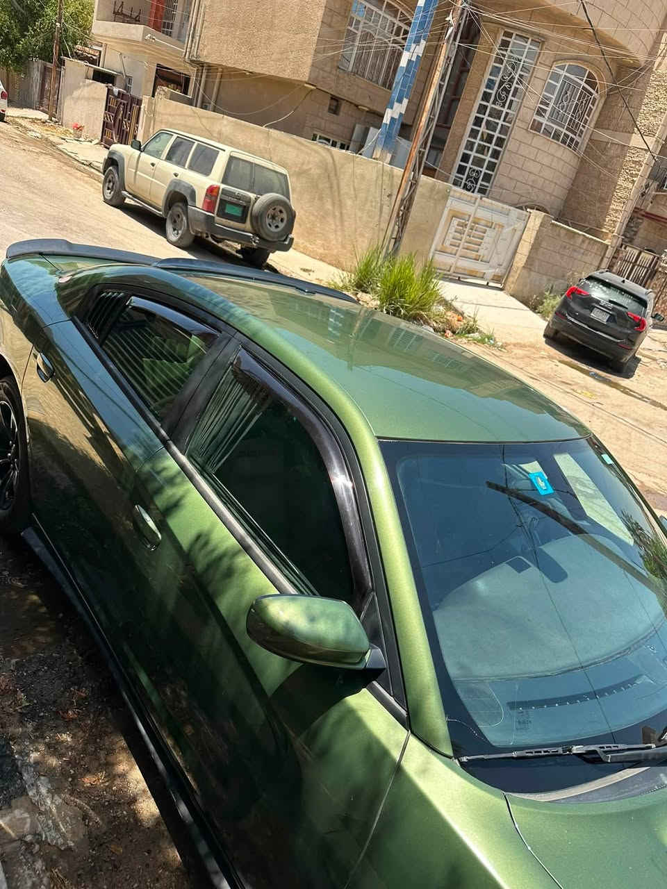 بسم الله ما اشاء الله
للبيع فقط 
دوج جارجر 2019 sxt v6 وارد خليجي
لون مميز زيتوني
رقم بغداد سنوية باسمي الرقم الجديد تحويل ثاني يوم
ماشيه 120 كيلو
الحادث صبغ جاملغ خلف الراكب
وبارد جاملغ السائق ضربه خفيفه
السونار موجود  
بدون ايرباك شاصي ولغود كفالة
دوشمة وحدادية وتبريد وتايرات جديد
مواصفات sxt معروفة
السيارة جاهزة ما بيها اي نقص وكلش معتني بيها من بانزين وزيت

رايدها ب 229 بيها مجال كلش بسيط 
مكاني بغداد الدورة
***********
