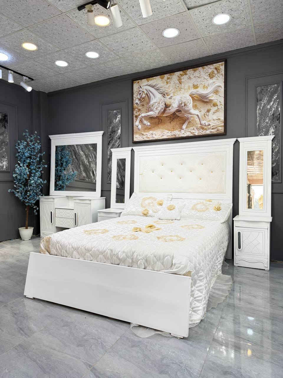 🟤 غرفة عراقية – شغل اقتصادي من أصباغ البوية
تتكوّن من 9 قطع بالمواصفات التالية:

✅ الكنتور
•  أبواب CNC
• الخارج: MDF تارس سمك 5 ملم
• الداخل: معاكس أبيض 3 ملم
• الضهر: معاكس أبيض 3 ملم مشدود براغي
• نرمادات شريطية
• الفرشة: بلوك

✅ الصومية
• بلايد أسود
• 6 أرجل 

💰 السعر: 950 ألف فقط


**إذا كنت صاحب هذا الإعلان وتريد حذفه لأي سبب، رجاءا أرسل رسالة إلى الدعم الفني**