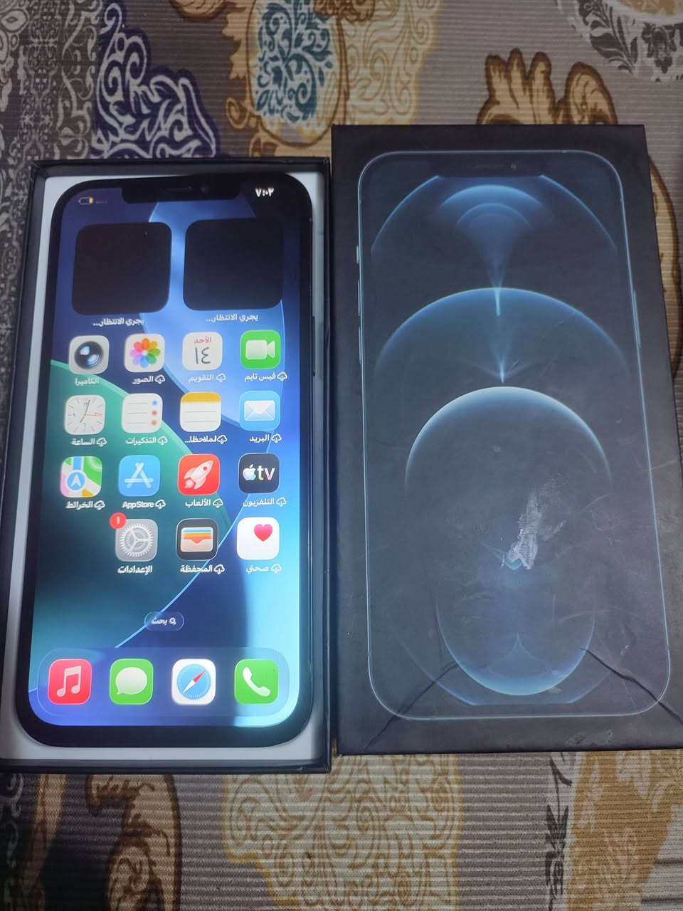 12برو ماكس نضيف 
شاشه وبطارية تفصيخ ذكرته 256 
بطاريته 100 فقط بصمه متوقفة ويه كرتون 
سعره 270


**إذا كنت صاحب هذا الإعلان وتريد حذفه لأي سبب، رجاءا أرسل رسالة إلى الدعم الفني**