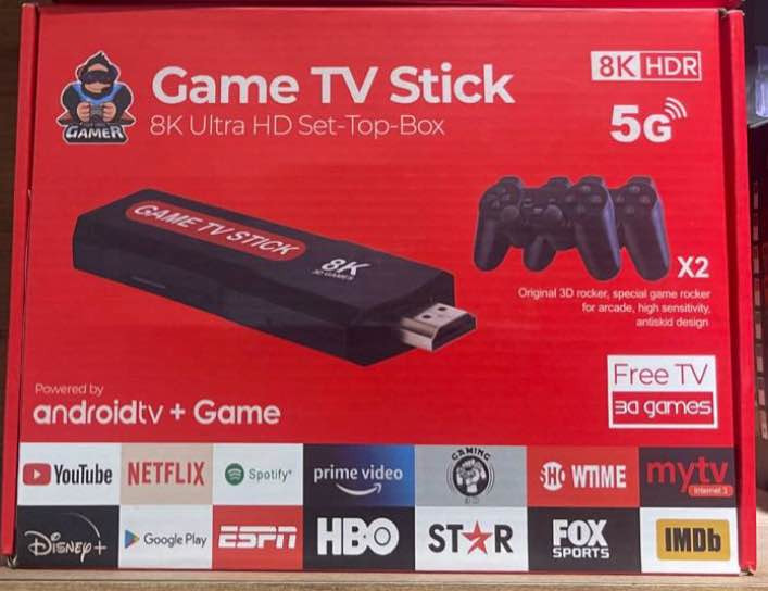 🔥 Game TV Stick – چێژی گەورە، بە یەک هێڵ! 🔥
‎هەر تەلەڤیزیۆنێک بکە بە Android TV زیرەک + کۆنسۆڵی یاری کلاسیکی لە چەند چرکەیەکدا. سەیری ئەپە دڵخوازەکانت بکە، بچۆ ناو سەدان یاری کلاسیکی و چێژی یاری دوو کەسی ببینە لەگەڵ دوو کۆنترۆڵی وایەرلێس
تەنها پێویستی بە WI-FI کۆنیکتی بکەو دەست بکە بە یاری.

‎وەک چێژی Xbox 360 لە یاری‌کردن لەسەر تەخت و هاوبەشی — بەڵام زۆر ئاسانتر، بچووکتر و هەرزانتر. بێ دیسک، بێ سەربار، تەنها چێژی خاوێن. السليمانية, العراق


**إذا كنت صاحب هذا الإعلان وتريد حذفه لأي سبب، رجاءا أرسل رسالة إلى الدعم الفني**
