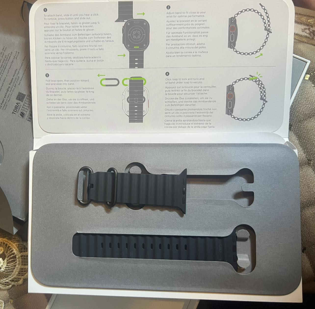 ابل واتش الترا 3 بطارية 100 جديدة
مكاني بغداد ***********
