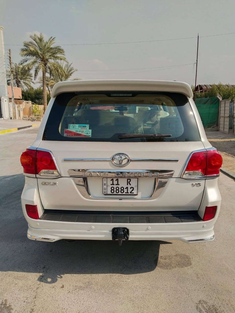 لاندكروز موديل ٢٠١٤ بريم
فول مواصفات خليجي 
مكينه + كير مكفولات
كشر مكفول من الضربه والمعجون والصبغ
ماشية ١٦٧ الف 
رقم بغداد بأسمي
محرك ٦ سلندر
فقط دعامية امامية مصبوغة
والدعامية الخلفية ربع منها مصبوغ والباقي كفالة عامه
للاستفسار ***********
