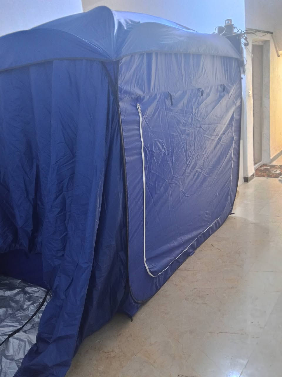 وزنها تقريبن 25 أو 30 كيلو
خيمه جديد غير مستخدم 
قيسها 
220 عرض 
220 طول 
210ارتفاع


**إذا كنت صاحب هذا الإعلان وتريد حذفه لأي سبب، رجاءا أرسل رسالة إلى الدعم الفني**