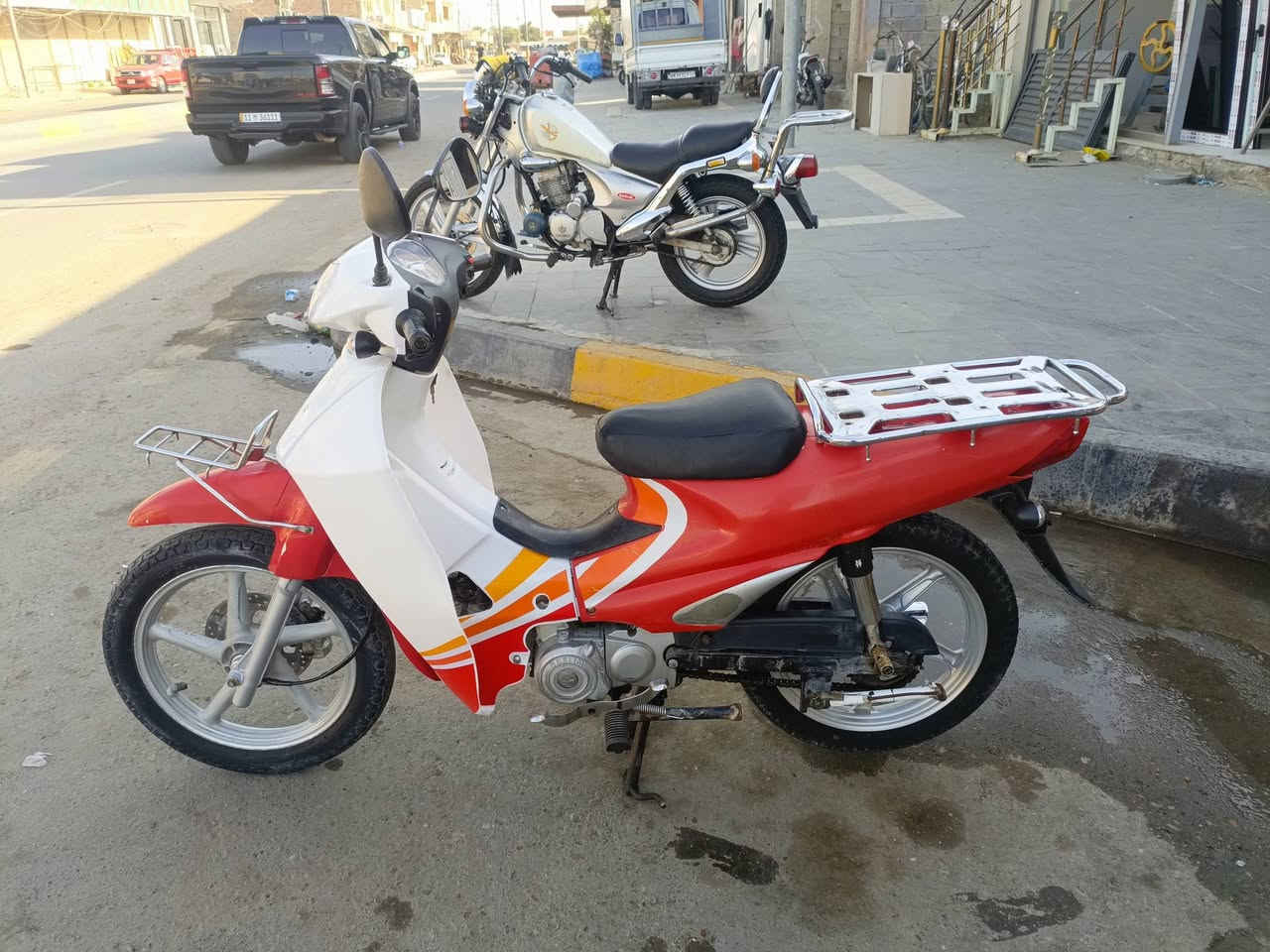 سلام عليكم دراجة سرفيس لبيع سعر 750 وبي مجال لستفسار ***********
