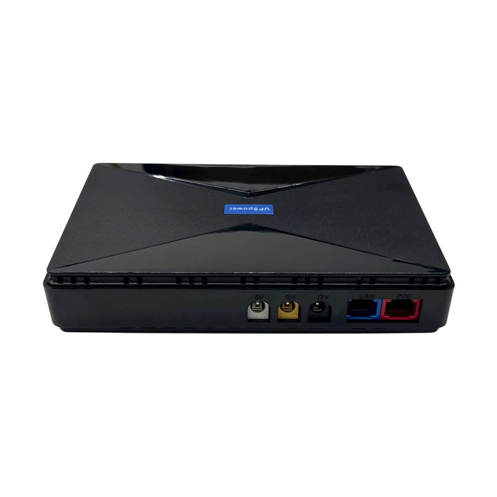 Mini UPS متعدد المخارج 5V/9V/12V مع منفذ POE وبطارية 8800mAh

• وحدة Mini UPS عملية لتوفير طاقة احتياطية للأجهزة المتوافقة عند انقطاع الكهرباء.

• يدعم مخارج متعددة: USB 5V وDC 5V / 9V / 12V.

• مزود بمنفذ POE مع اختيار جهد 15V أو 24V.

• بطارية ليثيوم مدمجة بسعة 8800mAh.

• يعمل بمدخل كهربائي واسع 85–260Vac بتردد 50/60Hz.

• يحتوي على مؤشرات LED لحالة التشغيل ومخارج POE.

• مزود بمنفذي Ethernet (LAN وPOE) لنقل البيانات والطاقة عبر كابل الشبكة.

• النوع: MINI UPS
• سعة البطارية: 8800mAh
• أقصى قدرة خرج: 18W
• جهد الإدخال: 85–260Vac
• التردد: 50/60Hz
• مخارج الجهد: 5V / 9V / 12V
• منفذ USB: 5V / 2A
• خرج DC 5V: 2A
• خرج DC 9V: 1A
• خرج DC 12V: 1A
• خرج POE: 15V / 0.6A أو 24V / 0.6A
• الوزن الصافي: 0.4 كغم
🔋⚡ Mini UPS عملي ببطارية 8800mAh للطاقة الاحتياطية وقت انقطاع الكهرباء!

🔌 يدعم 5V / 9V / 12V وUSB
🌐 منفذ POE ‏15V أو 24V
💡 مؤشرات LED لحالة التشغيل

صغير الحجم ومناسب للأجهزة المتوافقة 💪