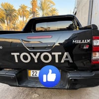 هايلوكس جي ار موديل 23 رقم اربيل باسمي ماشيه 65 الف مكفوله عدا رصعتين ...