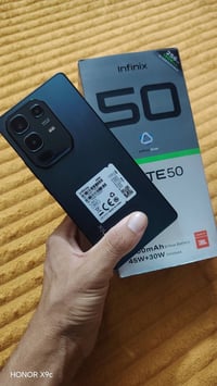انفينكس نوت 50 • مستخدم شهر • ملحقات كاملة