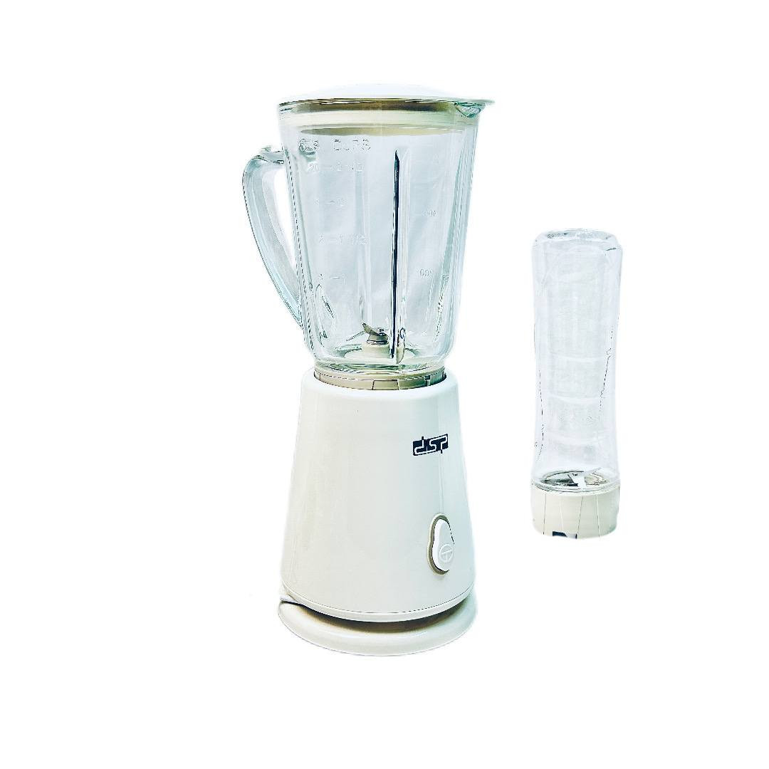 بقدرة 300 واط (السعر ٣٠ الف ) التواصل ***********

جهاز عملي يجمع بين الخلاط وصانع العصائر في تصميم واحد، بقوة 300 واط لتلبية جميع احتياجات المطبخ اليومية من العصائر والمخفوقات الصحية.

يتميز بمحرك تيار متردد منخفض الضوضاء، وسرعة واحدة للتحكم البسيط، ويأتي مع جرتين:

جرة زجاجية بسعة 600 مل مزودة بمقياس تعبئة وفتحة لإعادة التعبئة أثناء الخلط،
وجرة بلاستيكية بسعة 500 مل قابلة للغسل في غسالة الصحون، يمكن استخدامها ككوب ذكي للشرب مباشرة بعد الخلط.

الجهد الكهربائي: 220-240 فولت ~ 50/60 هرتز

القدرة: 300 واط

محرك تيار متردد منخفض الضوضاء

شفرات من الستانلس ستيل

كوب Tritan آمن وخالٍ من مادة BPA

غطاء شرب قابل للإغلاق

تصميم عملي للشرب مباشرة من الكوب بعد الخلط

مناسب لتحضير مشروبات البروتين 
والسموذي والمخفوقات الصحية

جرة زجاجية سعة 600 مل
جرة بلاستيكية سعة 500 مل
غطاء مانع للتسرب
غطاء للتخزين
قاعدة خلاط
زر تشغيل/إيقاف

الابعاد : الطول 12cm ‘ العرض 12cm ‘ الارتفاع 30cm
