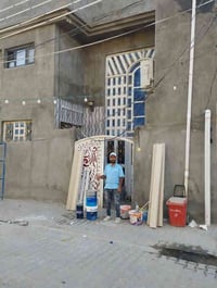 جزء من عملي 07822274989وتساب نشتغل الوجهات الفوم وطلس وجهات وجبس صبغ د...