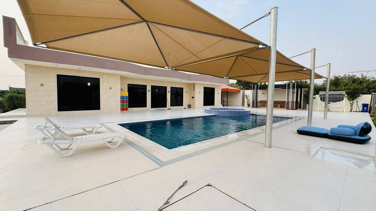 🌼تعلن مزرعة الأصيل عن توفر حجوزات طيلة ايام العيد المبارك 
❇️ مزرعة الأصيل ترحب بالضيوف الكرام 
مساحته المزرعه 2دونم 5000متر مفتوحه تحتوي على جميع انواع الفواكه الصيفية والشتويه 
تحتوي المزرعة على : 
* بيت مؤثث بالكامل ومزود بكافة وسائل الراحة من سبالت وغيرها يشمل ( صحيات خارجية  - وداخليه _  مطبخ مجهز بالكامل - صالة - غرف نوم عدد 2 ) 
* مسبح كبير ومسبح لااطفال
* جلسات خارجية مميزة 
  * جلسة عربي
* ألعاب كبار (فيشة - منضدة) 
* شواية  (مع معدات الشوي) 
* كراج سيارات  
* حديقة خارجية كبيرة + مرجوحة 
* كهرباء وإنترنت على مدار 24 ساعة  
* دلفري داخل المنتجع على مدار 24 ساعه
* الشفت الصباحي من الساعة(10 صباحاً - 6مساءاً)
* الشفت المسائي من ساعة (:8 مساءاً -8 صباحاً) 
* لتثبيت الحجز إرسال نصف المبلغ ! ❇️
المزرعة موثقة بتطبيق اجرلي 

العنوان : صلاح الدين - قضاء بلد  قرب مطعم الربيع 
للحجز والاستفسار مراسلة الصفحة 
او الاتصال   :  ***********       

او مراسلاتنا ع الواتساب ***********

‏
