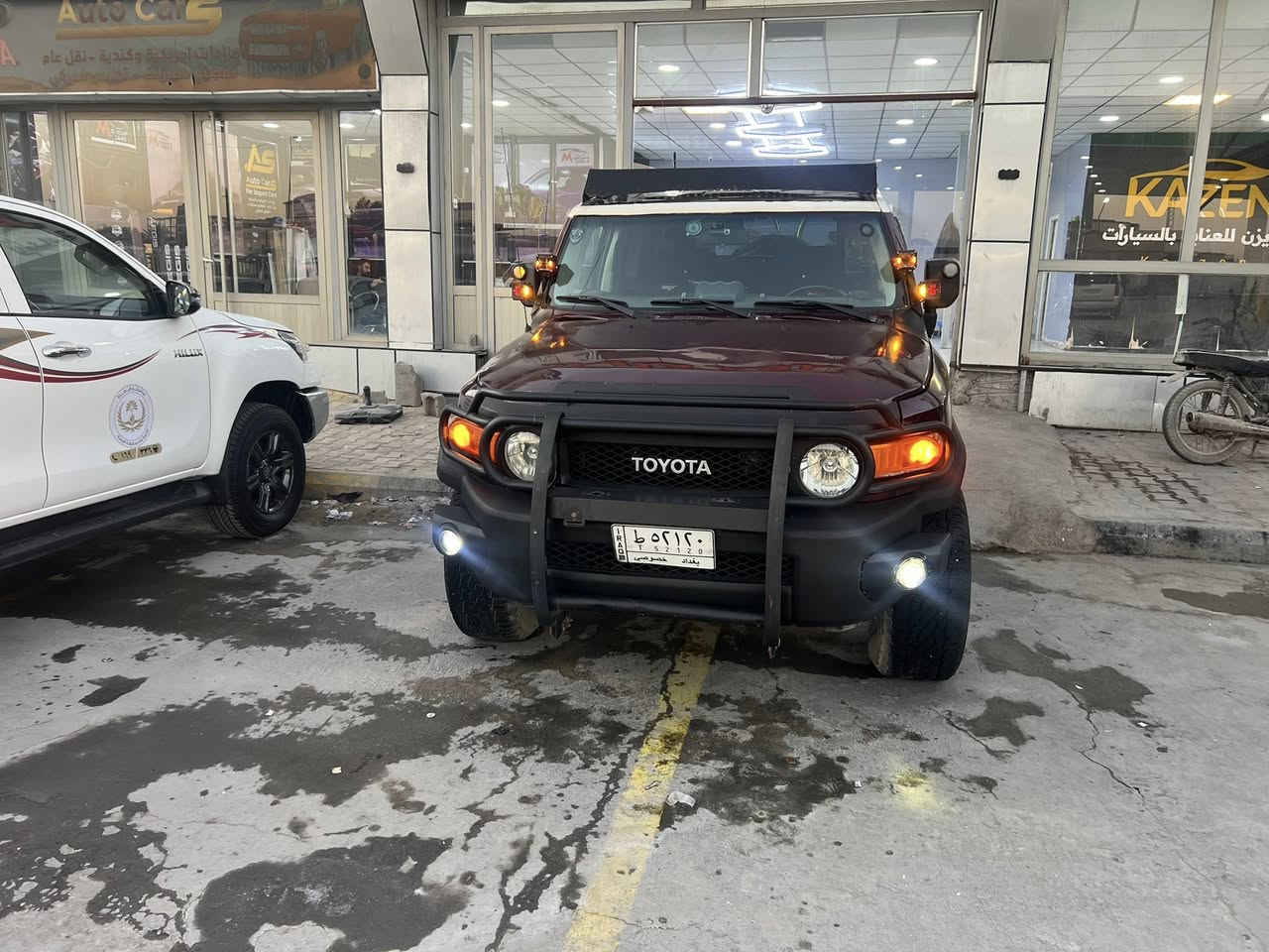 اف جي 2007 كير عادي بلادي
فول مواصفات دمام خلفي
بوصلة
 فورويل دف لوك
حساسات خلفية
صبغ عام تبديل قطعة وحدة جاملغ
السيارة جاهزة 
#اضافات
ويل تو سايز
ترفيعة ٢ انج سبيسر 
سيباية عمانية
درع اصلي
سستم بروجكترات من شركة توبيز
كنترول تحكم انارة
تلبيسة كشنات شركة UGR
قاعدة جلكان خلفية
رقم بغداد مكانه بالبصرة وراعيه بصرة
السعر 145$
***********
