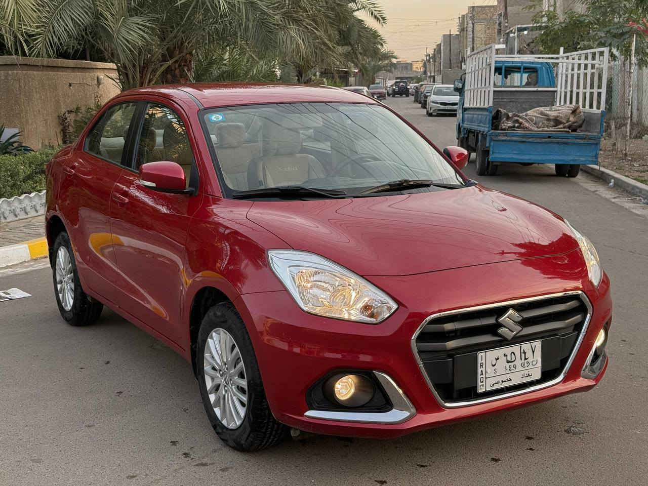 سازوكي دزاير 2022
خليجيه ياباني 
مواصفاتها تشغيل بصمة
بصمة بابين
ايرباك عدد 2
مرايا جانبية كهربائية
اشارات مري led
بك لايت led 
حساسات خلفية
مانع انزلاق
نظام ABS
تبريد ثلج
تحكمات ستيرن
مداخل شحن امامي خلفي
تبريد امامي خلفي 
رقم بغداد تحويل مباشر
***********
بدون صبغ أو تبديل أو بارد
