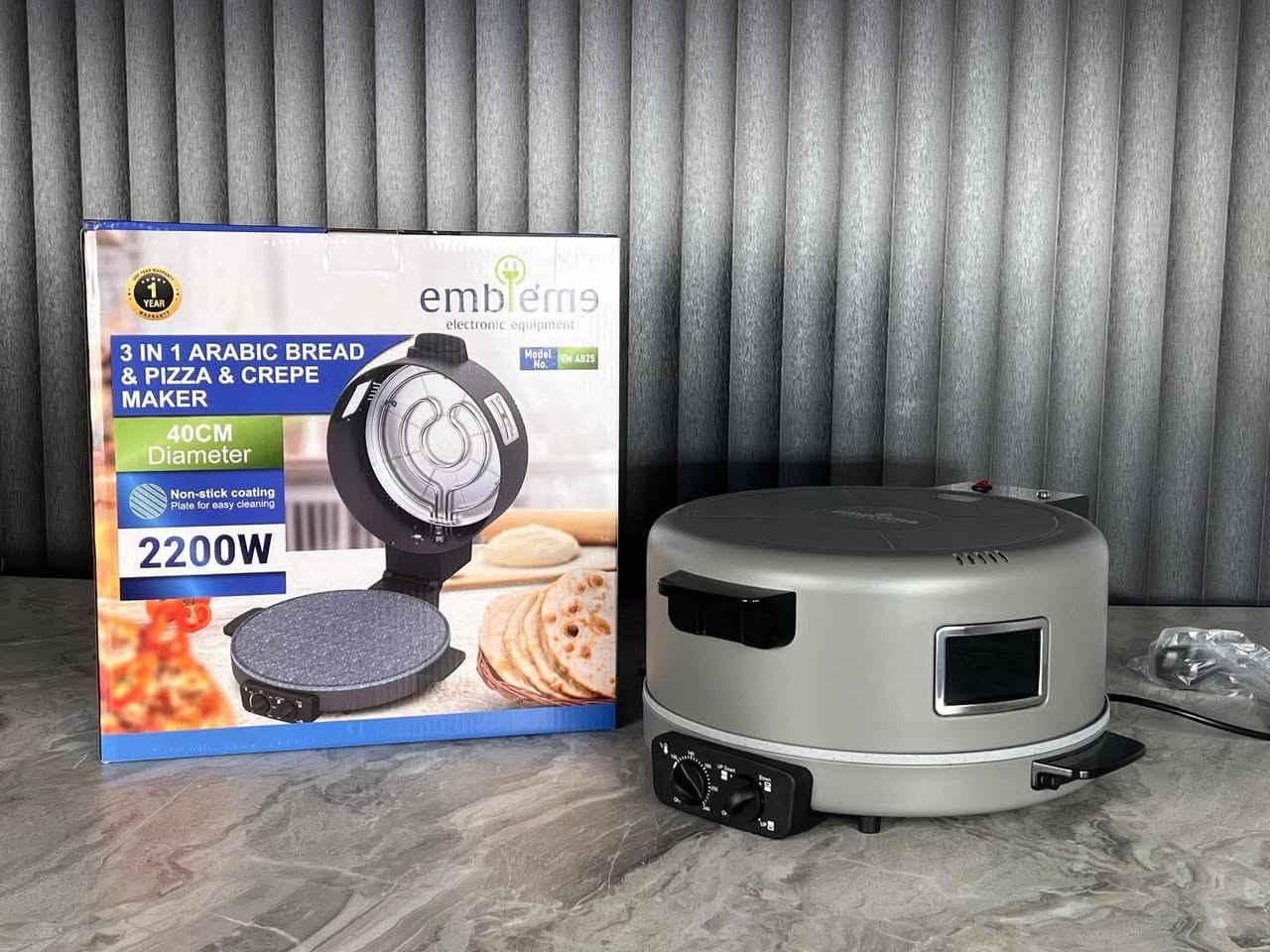 العرض فتره محدوده وينتهي
خبازة من ماركة امبليوم الألمانية
العرض فتره محدوده وينتهي
العرض فتره محدوده وينتهي 

خبازة من ماركة امبليوم الألمانية
*هيتر حلزونزي كبير
*القدرة 2200 واط. القطر 40 سم 
*اضائة داخلية +هيتر منفصل
*قاعدة كرانيت مانعة الالتصاق
*ثرموستات للتحكم بدرجة الحرارة
ضمان لمده سنة من تاريخ الشراء 
للحجز مراسلة الصفحة


**إذا كنت صاحب هذا الإعلان وتريد حذفه لأي سبب، رجاءا أرسل رسالة إلى الدعم الفني**