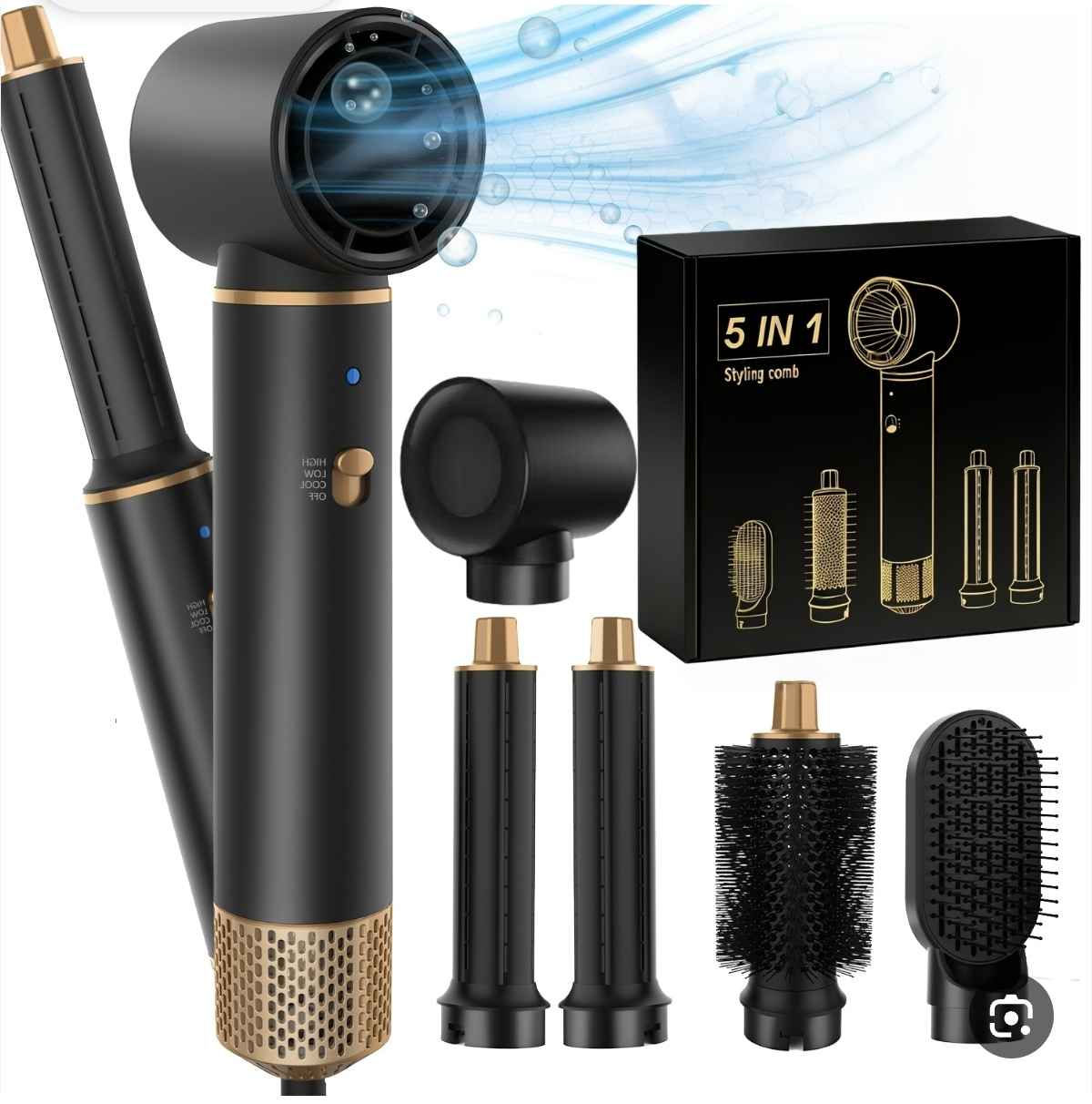 مصفف ومجفف الشعر الاحترافي 5 في 1 (Multi-Styler) 🌟وفري وقتك وفلوس الصالونات! جهاز واحد متكامل يغنيكِ عن كل أدوات التصفيف، ويمنحكِ إطلالة احترافية في دقائق ومن المنزل لشعر ناعم، كيرلي، أو ويفي متموج بكل سهولة وبدون مجهود.✨ مميزات ومحتويات المجموعة:المحرك الرئيسي: ذو تصميم أنيق باللون الأسود والنحاسي، مع تحكم كامل بالسرعات والحرارة لحماية الشعر.رأس التجفيف السريع: لتجفيف الشعر المبلل بكفاءة عالية بعد الاستحمام.فرشاة الفرد والتنعيم: لتمليس الشعر وفك التشابك أثناء التجفيف ليكون ناعمًا وانسيابيًا.الفرشاة الأسطوانية: تمنح شعرك كثافة (Volume) وحيوية طبيعية من الجذور.أنابيب التجعيد الأوتوماتيكية (عدد 2): لعمل خصلات كيرلي ومموجة (Wavy) ساحرة باستخدام تقنية تدفق الهواء الذكي.قفاز حراري مجاني: لحماية يديكِ من الحرارة أثناء تبديل الرؤوس والتصفيف بكل أمان. أربيل, العراق


**إذا كنت صاحب هذا الإعلان وتريد حذفه لأي سبب، رجاءا أرسل رسالة إلى الدعم الفني**