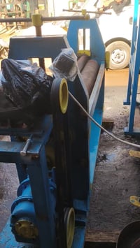 روله درفله 6و8 ملم عرضها 170سم ماطور 7.5 حصان ياباني سويج كهربائي اتجا...