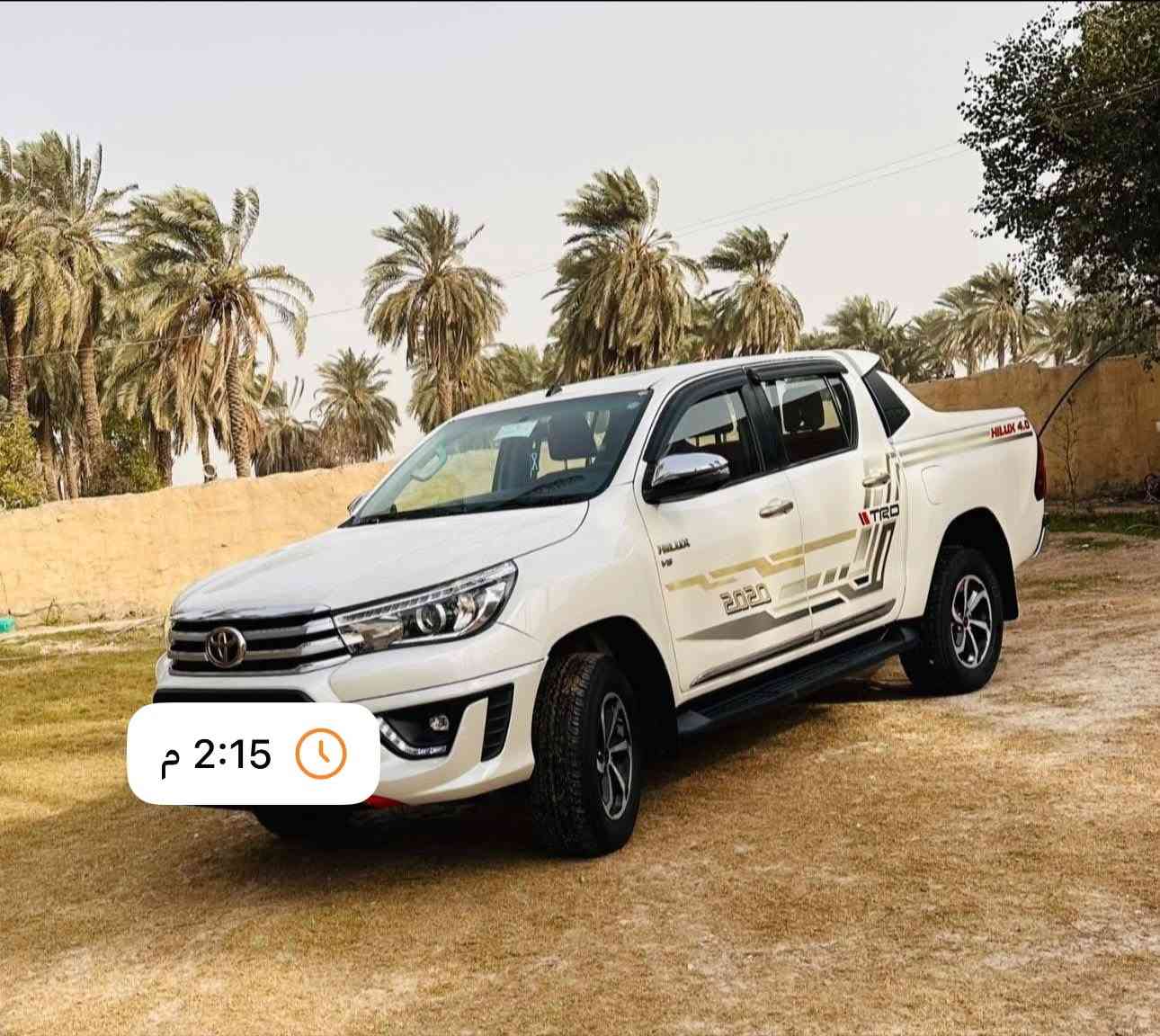 سلام عليكم للبيع تيوتا هايلوكس TRDموديل 2019مكفوله
رقم أربيل جديد تحويل ماشيه 180حقيقي 

فول مواصفات ***********

مكانها بغداد اليوسفية ناحية الرشيد
