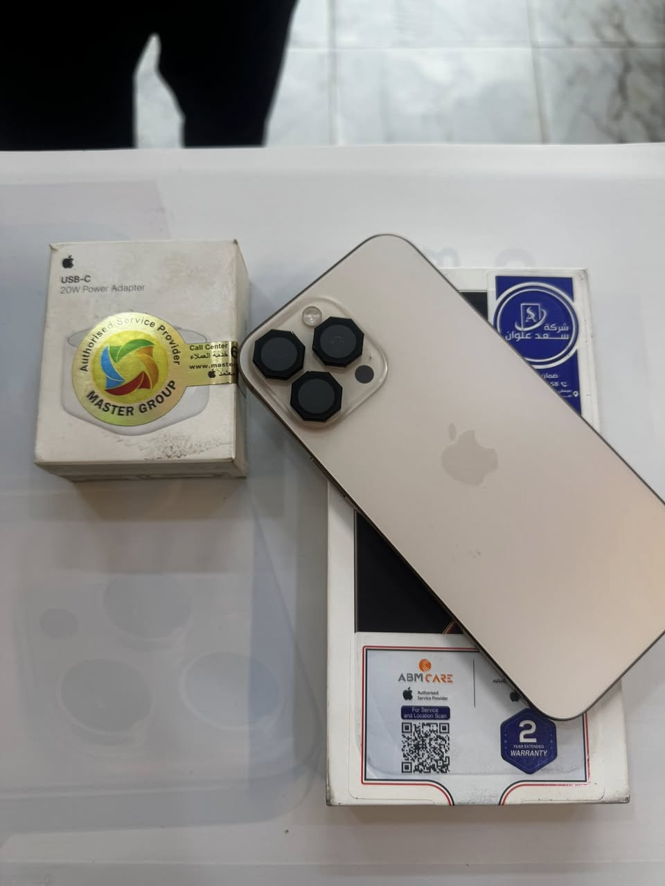 ايفون 16 برو ماكس 256 ذاكرة
بطارية 92‎%‎‎
نضافه 100‎%‎
شرق اوسط الاصلي
كامل ملحقات الاصلية 
شركة ماستر الاصلي 
السعر مناسب 
***********
العنوان القطاع شارع السوك مجاور عوينات الكرار 
مركز الشمس
