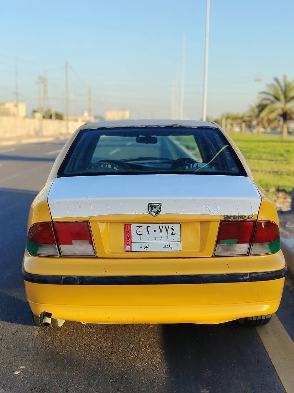 سمند للبيع موديل 10 سياره مصفره هيئه وغرامه سنويه بسمي لل29 مصبوغه حزام اثر جراد مكاني كربلاء طويريج السعر 24 وبيها مجال قليل ***********
