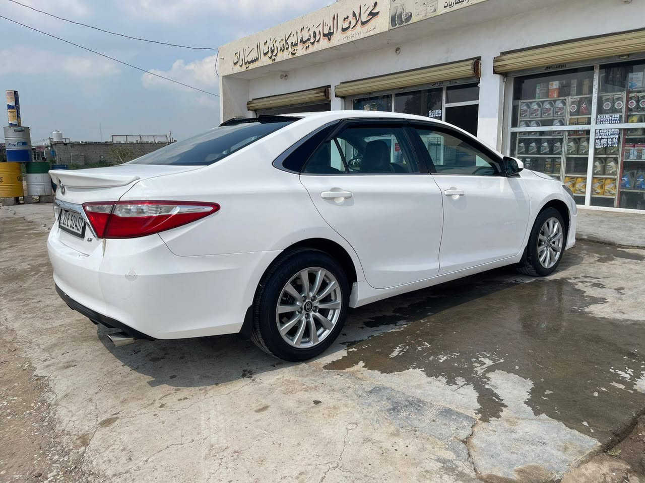 كامري 2017 تكسي دبي
للبيع فقط بدون حادث 
رقم اربيل شرط التحويل 
كير مكينة خير من اللة 
تخم تاير +صدر جديد 
مسطرة نوزلات+بلكات+مجاول+عبوة فيت بم جديد الله شاهد على كلامي 
سيارة جاهزة بوجهك للشارع 
السعر 122 وبيها مجال للشراي 
مكاني ديالى المقدادية ***********
