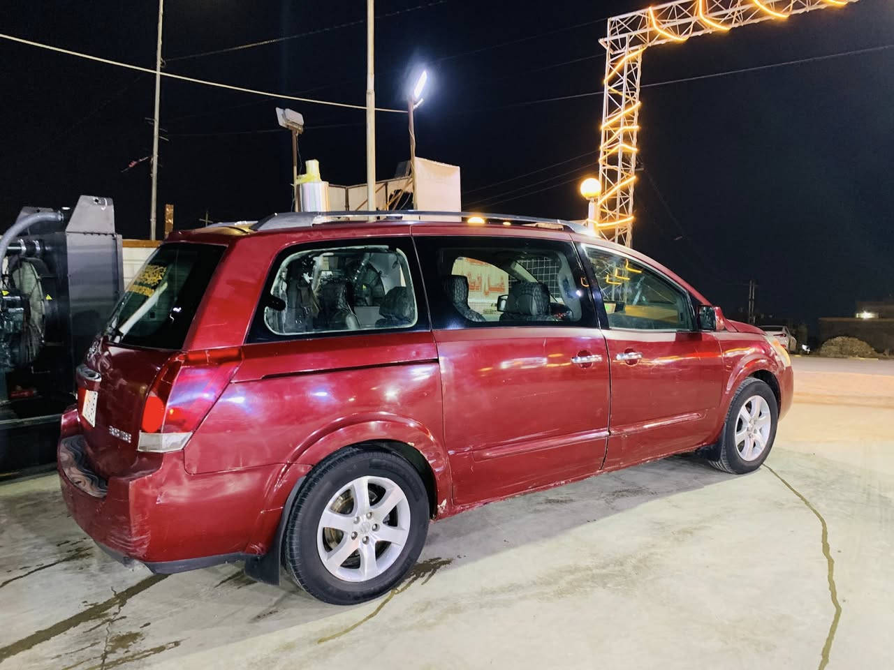 السلام عليكم للبيع نيسان كويست موديل 2007 رقم بغداد انكليزي بأسمي تحويل ثاني يوم السياره مكينه وكير كفاله السياره فول الفول فتحه وبنوراما خلفيه على طول السياره سستم صوت سماعات 9 شاشات 3 اعلى فئه بالنيسانSE بوب كهرباء وشفط والجنطه السياره عوزها كم ملاحضه من تخابرني افهمك بيهن سعرها 65 وبيها مجال للشراي مكان السياره واسط_الكوت الاتصال على الرقم ***********
