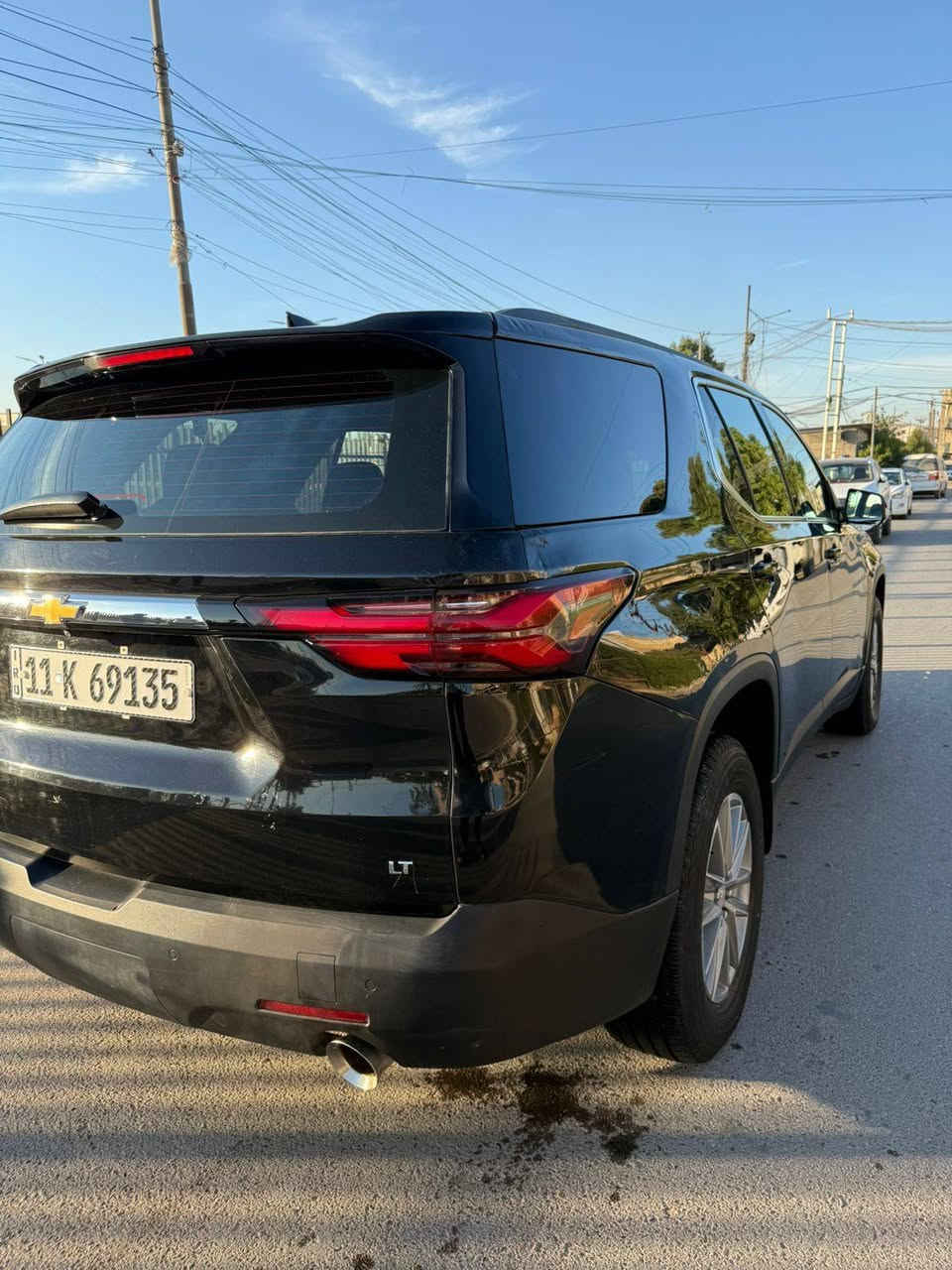 للبيع ترافرس

2023 LT

بصمه اربع أبواب

جنطة كهرباء 

تبريد 3 قطع 

شاشة قاصة  حجم كبير 

7 راكب سياحي  

نظام تحديد المسار 

سايد بريك كهرباء   

6 سلندر 3600ماشي33ميل

ضرر السياره  موضح بالصور 
السيارة كاملة من 

كل النواحي بدون اعطال 

مكان السيارة  بغداد. الغزاليه 

رقمها بغداد بأسمي

سعر. 205 وبيها مجال بسيط

رقم ***********
