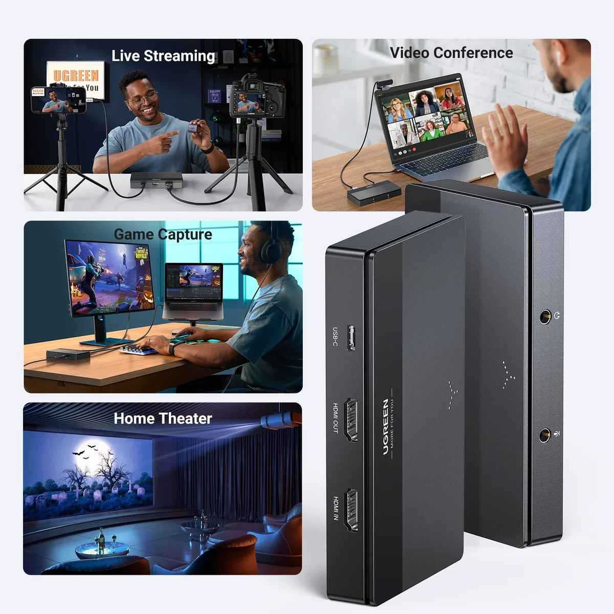 الوظيفة: تسجيل ونقل إشارات الفيديو عالية الوضوح من أجهزة مثل الكاميرات أو أجهزة الألعاب إلى الكمبيوتر للبث المباشر أو الاجتماعات. 
دقة الفيديو: تدعم تسجيل بدقة 1080p بمعدل تحديث 60 هرتز. 
التوصيل: توفر واجهات HDMI إلى USB/Type-C لتوصيل مريح بأجهزة الكمبيوتر. 
التبريد: تحتوي على نظام تبريد فعال لضمان استقرار الأداء أثناء الاستخدام الطويل. بغداد, العراق


**إذا كنت صاحب هذا الإعلان وتريد حذفه لأي سبب، رجاءا أرسل رسالة إلى الدعم الفني**