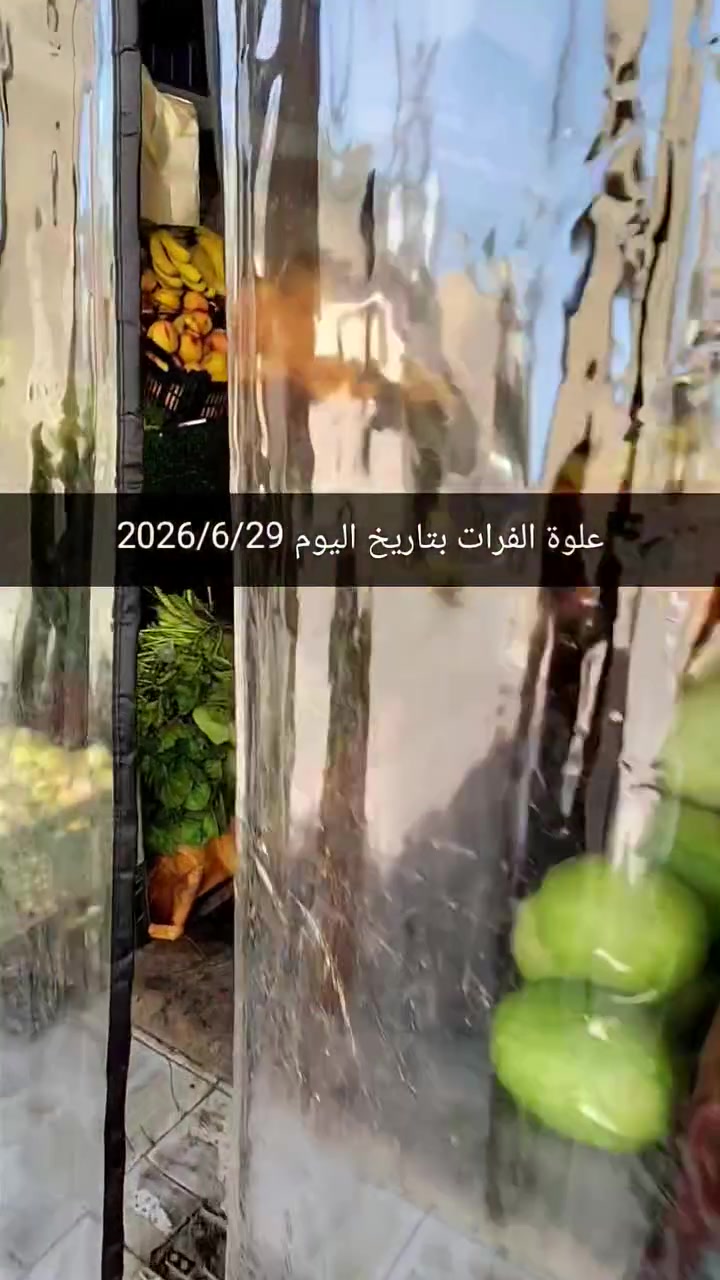 كميات خير من الله لحك الاسعار 👇
مع علوة الفرات لاتحتار وفرنالكم فواكه ومخضر درجة اولى  وبأنسب الاسعار تاريخ 29/6/2026 جملة او كيلوات تجهيز مطاعم ايضا باسعار الجملة 🤞
علوة الفرات مدخل الفرات حسينية المصطفى 
حياكم الله تشرفونا 
للاستفسار ***********
توصيل موجود لباب بيتك 
الدوام من 6 صباحا الى 10 ليلا

اسعار اليوم قسم  الخضار ؟

خيار  مائي 3 كيلوات ب 2000 دينار
خيار طعروزي.     3 كيلوات 2000 دينار
بيتنجان اسود عراقي     3 كيلوات ب 2000 دينار 
بصل 3 كيلوات      2000 دينار
بتيتة 3 كيلوات.     2000 دينار
طماطة 5 كيلوات.   2000 دينار 
لهانة   750 
قرنابيط      1000 دينار 
فلفل حار 1000 دينار 
فلفل بارد 1250
شجر ناعم 1000 دينار 
بانية بترة 2000
لوبية 2000 
فاصولية خضرة 2000
ثوم 3000 دينار 
جزر 1000 دينار

اسعار قسم الفواكه 
تفاح عراقي كبار 1250
تفاح احمر 1250
عرموط 1500
الو احمر عراقي 1500 دينار 
برتقال مصري 1500
عنب 1500
موز 1500 
مشمش 2500
كرز 3500

ليمون 2500 
بطيخ درجى اولى عراقي دبل 750  الكيلو 3 كيلوات
 ب 2000
ركي 600 عل سجين وعل ذوق

قسم المخللات 
خل درجى اولى 1000 دينار
بطل ليمون 1500
طرشي بيتي نص كيلو مشكل 2000 دينار
طرشي بيتي خيار ربع كيلو 1000 دينار
طرشي معمل علب اصفر او اسود او وشونذر 1500

اخوان مخضر وفواكه جاي نوفرها درجى اولى شوفت عينك
اول بأول
