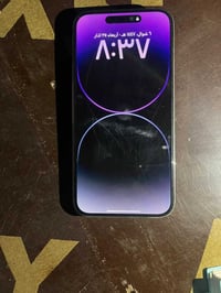 مرخصتك الادمن ايفون14برو ماكس مبدل بطاريه اصلية ذاكرة (256)  رايدة 850...