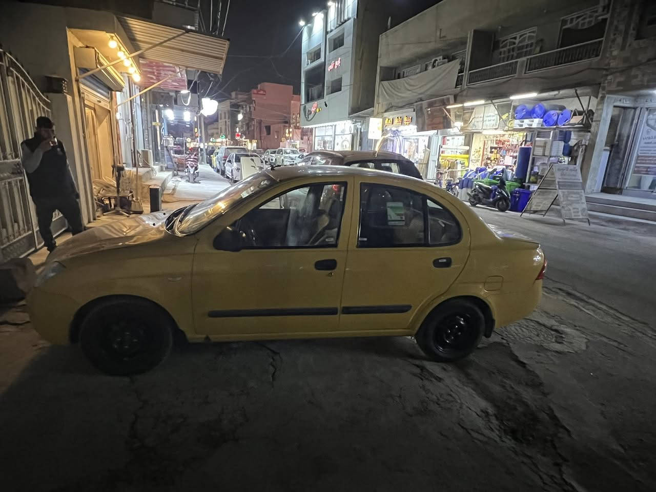 سلام عليكم طيبه موديل ٢٠١٥ سياره بسمي مصفره من غرامات وهيئه لا ضربه ولا صبغ كير مكينه مكفوله تبريد تخم تاير باتري جديد رقم بغداد *********** سعر ٤٥ وبيه مجال حك الجيه
