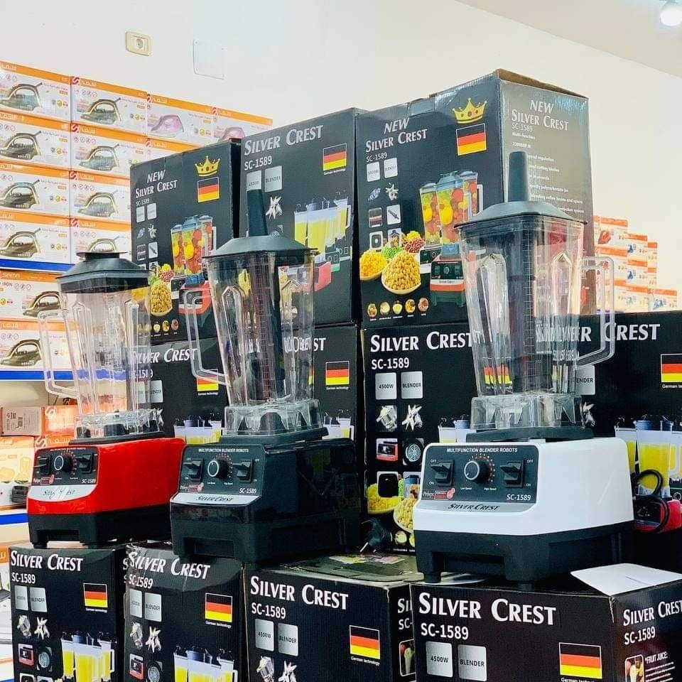 💥خلاط سيلفر كريست مع مطحنة الالماني🇩🇪💥
خلاط متين جدا صنع شركة سلفر كريست الالمانية 🇩🇪
يقوم بتحضير الطعام بسرعة (الخضار والفاكهة والحبوب الصلبة) بسهولة دون الحاجة لاستهلاك الوقت والجهد ليكون المعاون الأساسي لكِ في العزومات. 💥💥💥

✅الماركة :- سلفر كريست
✅الطاقة :- 4500 وات
✅الحجم :- 49*21*20 سم
✅صناعة : الماني 🇩🇪 
✅العبوة تحتوى على✅

💥خلاط سلفر كرست مع مطحنة💥
✅المميزات ✅
✔️ قوي ومتين
✔️ الشفرات متينة ومصنوعة من الستانليس ستيل عالي الجودة وحاد القاطع. 
✔️يمكنه تقطيع وفرم العديد من الحبوب والخضراوات والفواكه ومزج اللحوم
✔️الوعاء مصنوع من التريتان فائقة القوة غير قابل للكسر. سعته كبيرة: 
✔️ يمكنك عصر حتى 2 لتر من الطعام في المرة الواحدة. يمكن ضبطه وتعديله: 
✔️ متغير السرعة يمكن ضبطها. 
✔️ يمكن لسرعته أن تصل إلى 32 ألف دورة في الدقيقة. يعمل بالكهرباء: 
✔️ يعمل بمحرك4500 واط
#الاصلي المنشأ الماني 🇩🇪 

🚘 #يوجد #خدمة #توصيل #لجميع #محافظات #العراق


**إذا كنت صاحب هذا الإعلان وتريد حذفه لأي سبب، رجاءا أرسل رسالة إلى الدعم الفني**