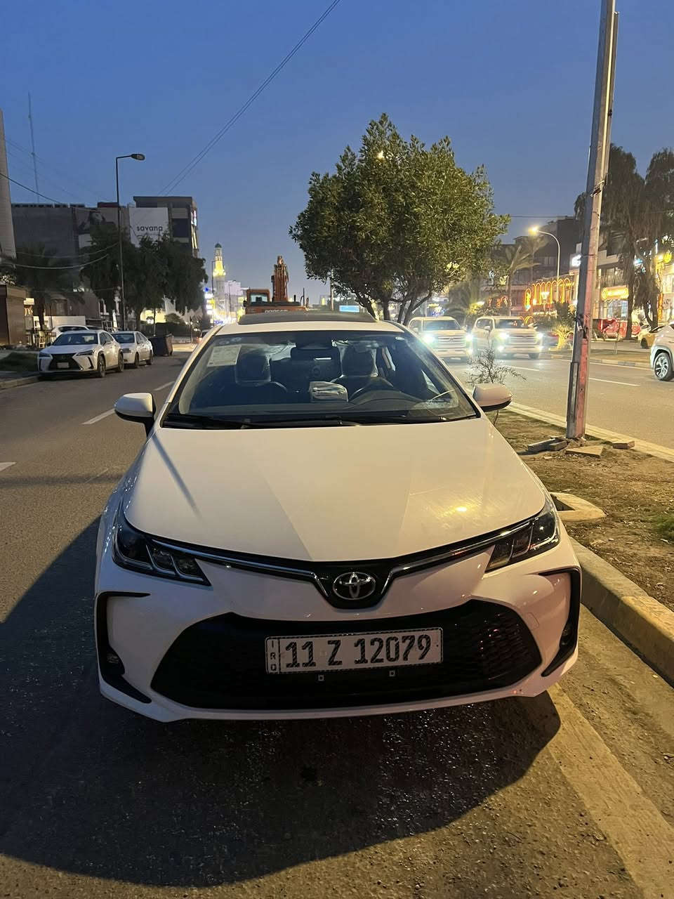 كورلا موديل 2025لبيع
سياره بحاله الشركه ماشيه 18الف
فول مواصفات 
رقم بغداد 
فتحه/سياقه ذاتيه/رادار تحديد مسار/كشنات جلد /داخل اسود 
مكان السياره بغداد 
السعر 160وبيها مجال
ملاحضه بيها شخط بداعميه الاماميه وباب رصعه واضحه بصور
***********
