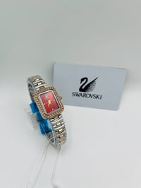 كوبي ماركة SWAROVSKI ساعة سوارڤيسگي نسائي 🧍‍♀️⌚️😍✅ معدن ستانلس ستيل مق...