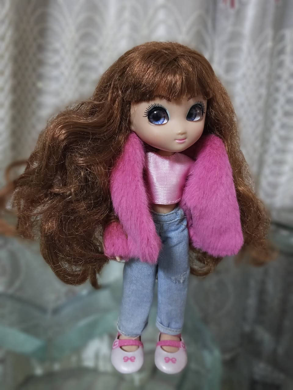 🌸✨ دمية صوفيا المميزة للبيع ✨🌸

🧸 دمية Sophia – Unique Eyes الأصلية
👀 عيون مميزة تعطي تأثير كأنها تتابع نظرك
💇‍♀️ شعر بني طويل وناعم قابل للتسريح
👗 ملابس أنيقة (جاكيت فرو وردي + بنطلون جينز)
📏 الحجم تقريباً 25 سم
⭐ حالة جميلة ومناسبة للعرض أو اللعب

📦 يتوفر توصيل بغداد والمحافظات


**إذا كنت صاحب هذا الإعلان وتريد حذفه لأي سبب، رجاءا أرسل رسالة إلى الدعم الفني**