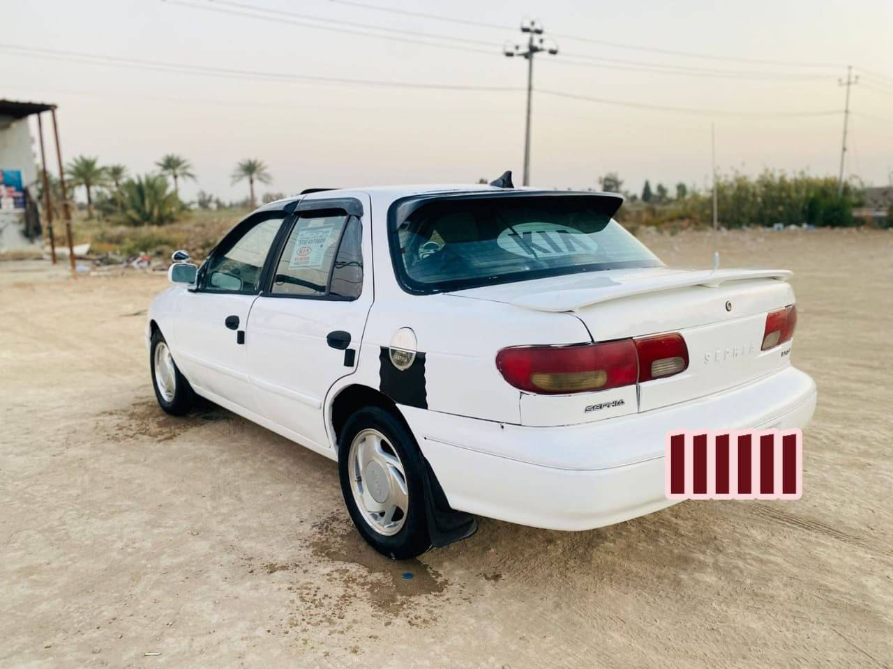 السلام عليكم
سيفة موديل 96
محرك  1600 مفتوح
جاهزاة من كلشي
رقم نكليزي بغداد 
حدادية 100%
السياراة نقص بس التبريد
مكان بابل مشروع المسيب 
***********
وات ساب
