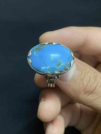 خاتم فيروز نيشابوري • فضة ١٠٠٠ • مقاس ٢٠-٢١