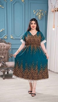 دشداشة نسائي • قماش مارينا اصلي • فري سايز ٨٥