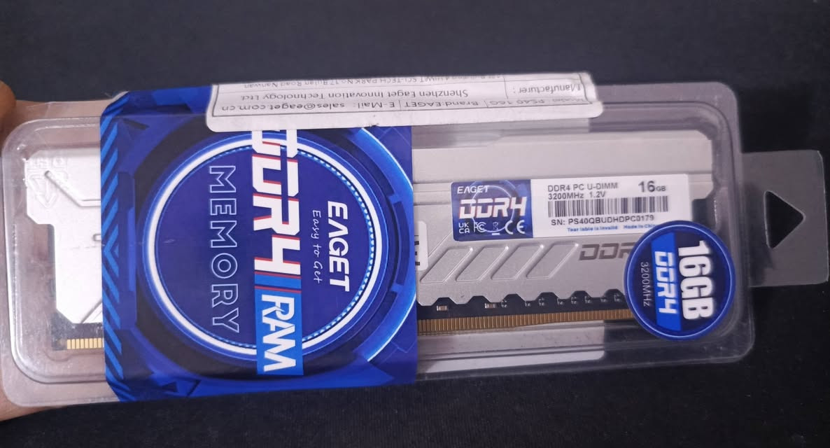 EAGET ( ddr4 - 16gb - 3200 )
جديد كبس مامفتوح .
75 الف


**إذا كنت صاحب هذا الإعلان وتريد حذفه لأي سبب، رجاءا أرسل رسالة إلى الدعم الفني**