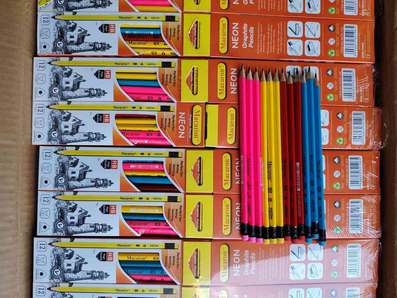 قلم رصاص ماركة ماكرون درجة اولى 

٣ موديلات

سعر الدرزن ٧٠٠٠

سعر الكارتون ٢٠ درزن مشكل ٣ موديلات  ١٤٠  ألف مع التوصيل

سعر نص كارتون ١٠ درزن مشكل ٣موديلات ٧٥  ألف  مع التوصيل

للطلب ماسنجر او وتسب ***********
