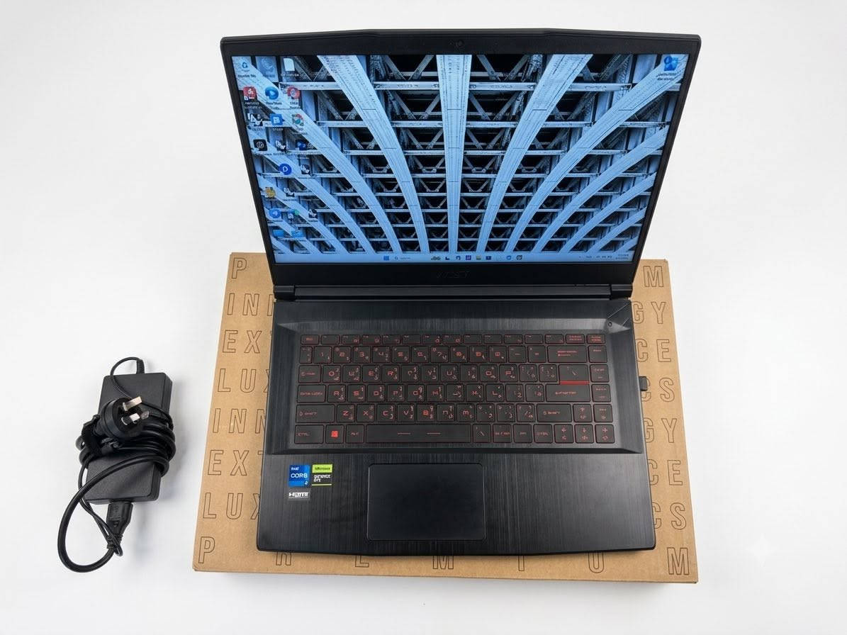 🔥 للبيع لابتوب MSI Thin GF63 12UDX 🔥
جهاز قوي وعملي بحالة ممتازة، مناسب للطلاب، المهندسين، التصميم، الألعاب، والبرامج الثقيلة نسبياً.

💻 المواصفات:

⚡ المعالج:
Intel Core i7-12650H جيل 12
10 Cores / 16 Threads
أداء قوي وسريع للتصفح، الدراسة، التصميم، والملتي تاسك.

🎮 كرت الشاشة:
NVIDIA GeForce RTX 3050
ذاكرة 6GB GDDR6
مناسب للألعاب، التصميم، المونتاج، وبرامج الهندسة والرندر الخفيف إلى المتوسط.

🧠 الرام:
16GB DDR4
تشغيل سلس لأكثر من برنامج بنفس الوقت.

⚡ التخزين:
512GB NVMe SSD
سرعة عالية بالإقلاع وفتح البرامج.

🖥️ الشاشة:
15.6” Full HD
دقة 1920×1080
ألوان 8-bit
مناسبة للدراسة، الشغل، الأفلام، والألعاب.

🪟 النظام:
Windows 11 Home 64-bit
Version 24H2

✅ الجهاز مناسب لـ:
AutoCAD / Revit / Rhino / Photoshop / Illustrator / Premiere / ألعاب / دراسة / استخدام يومي

📌 الموديل:
MSI Thin GF63 12UDX

جهاز مرتب ومواصفاته ممتازة ضمن فئته، جاهز للاستخدام مباشرة.
السعر 780,000 دينار

للاستفسار التواصل ع الواتساب. ***********
