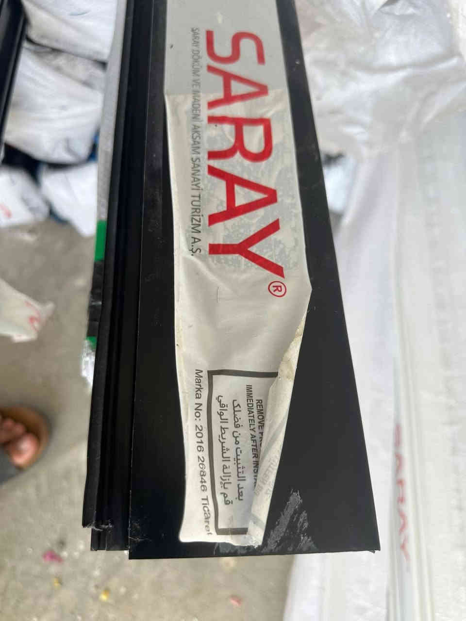 سلام عليكم 
المقطع  بلاستيك سراي قالب كبير ضمان ١٠ سنوات ارخص سعر درجه اولى متوفر✅
اسعار جملة سابت و عدنه اسعار مفرد يختلف 
ابيض و اسود عنوان الجملة سليمانية👇 
جرجوب ابيض ٧.٥$
تي ابيض ٩.٨٥$
زت شباك ٩.٩$
زت باب ١٢.٩$
ماسكة تك كبير ٣.١٥$
ماسكة دبل صغير ٢.٨$
——————
جرجوب اسود ١٠.٥$
تي ١٢.٣٥$
زت شباك ١٢.٤٥$
زت باب ١٥.٩٥$
ماسكة تك كبير ٤.٨٥$
ماسكة صغير دبل ٤.٥$
مكان سليمانية و اسعار جملة 
***********
