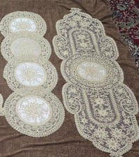 طقم ٥ قطع • خيط مقصب • ١٠٠×٤٠