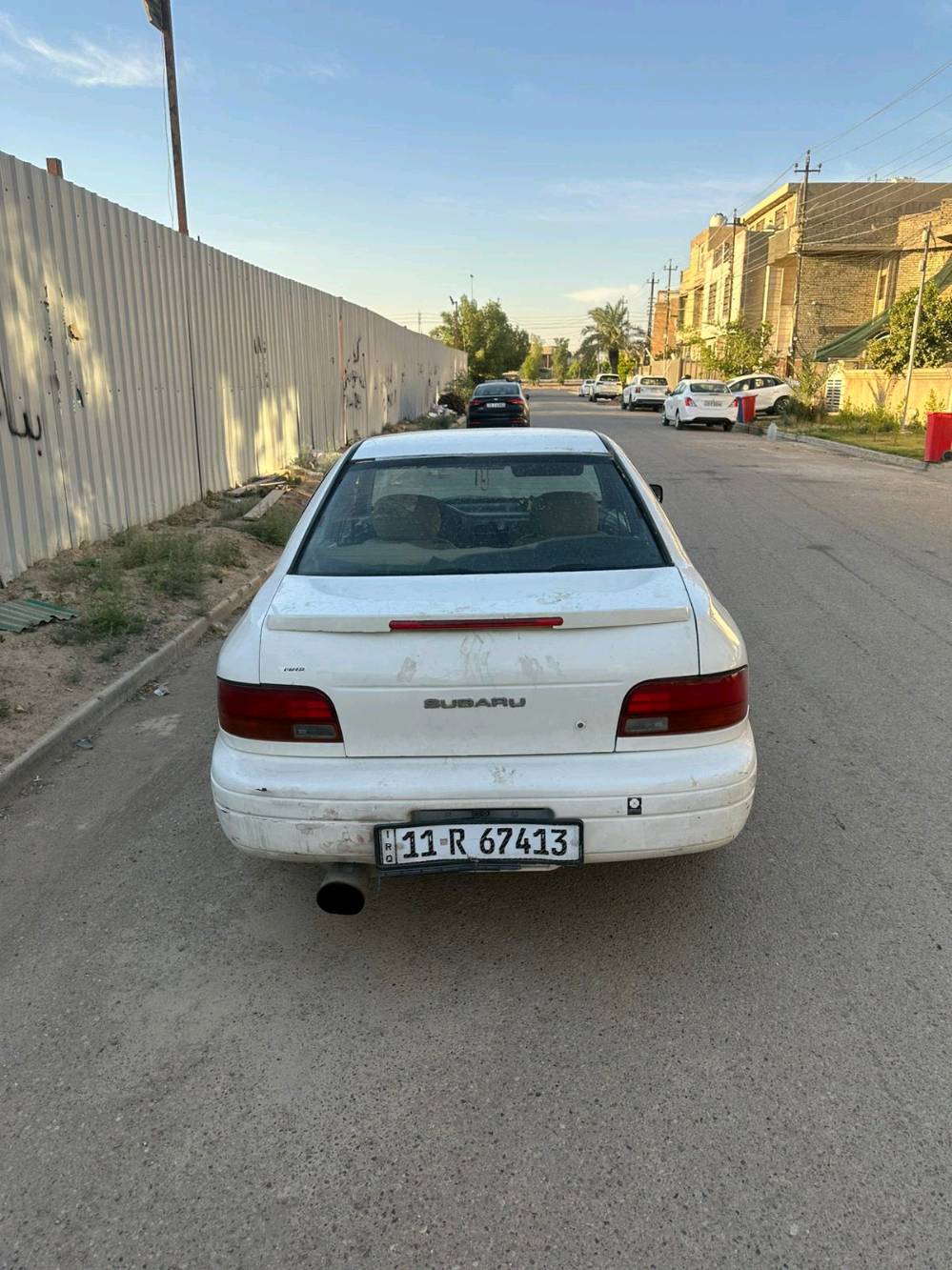 سياره سبارو امبريزا محرك الفين نضيفه + تحويل ثاني يوم السياره بسمي سيارة خير من الله موديل 96 العنوان بغداد الدوره المهديه الثانيه رقم الوتس  تبريد شغال السعر.  
     .....٣٨   ***********