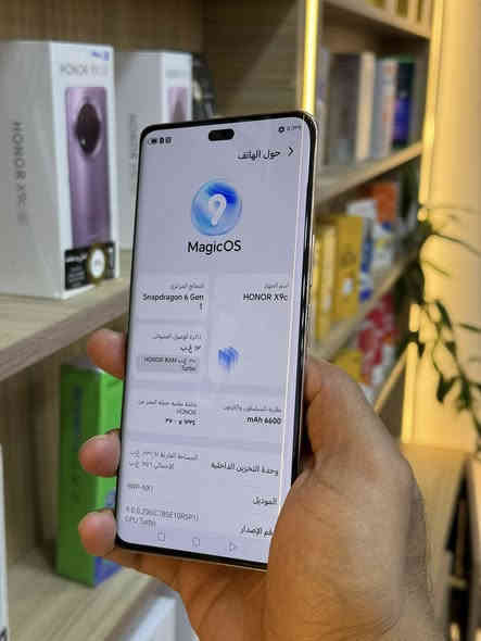 #شركة_دجلة_للموبايلات
#شراء_بيع_مرواس😍

📱 HONOR X9C 

 • الشاشة: AMOLED ‏6.78 بوصة – 120Hz
 • المعالج: Snapdragon 6 Gen 1
 • الذاكرة12GB RAM
 • التخزين: 256GB
 • الكاميرا الخلفية: 108MP
 • الكاميرا الأمامية: 16MP
 • البطارية: 6600mAh – شحن سريع
 • مقاومة: IP65 ضد الماء والغبار
#قناة تليكرام (للأسعار وتفاصيل الأجهزة ) 👇🏼

https://t.me/dijlah_mobile

⸻

📞 للتواصل والطلب

واتساب: ***********

📍 الموقع

طوزخورماتو – قرب فلكة إمام أحمد
