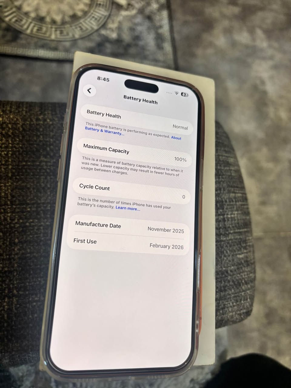 ١٧ پروماكس بايپاس بةس وايفاية 
٥١٢ گيگا پاتري ١٠٠ جهازةكة لوك نوقتةي نية لةشةحن نةدراوة 0 تايمة 
كارتون و كيبلي لةگةلة هةلنةپجراوة
سعري ٩٨٠ دولار قفل 
تكاية مشتةري ني نامة مةنيرة أربيل, العراق


**إذا كنت صاحب هذا الإعلان وتريد حذفه لأي سبب، رجاءا أرسل رسالة إلى الدعم الفني**